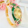 New Fashion персонализированный роскошный вахта Bangle Gecko Rhinestone для женщин B074